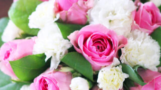 ピンクの花束