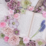 パステルカラーの花