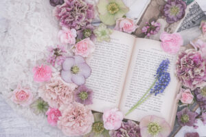 パステルカラーの花