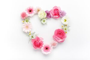 花のハートリース